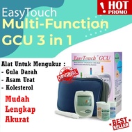 Termurah alat pengukur gula darah asam urat dan kolesterol easy touch gcu 3 in 1 alat tes gula darah
