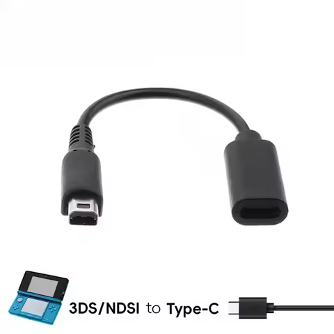 Charger Cable Cord Wire Type C For NDSL 3DS 2DS XL/LL Type-C To 3DS/NDSL Game Console Charging Power