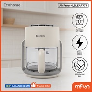 ECOHOME Air Fryer & Dehydrator 8 in 1 Function EAF777 4.5L Capacity with Panoramic Glass 360 View