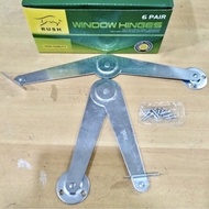 Rush WIND RIGHTS / SALON 9 RUSH HINGE / 9 INCH RUSH FOLDING HINGE