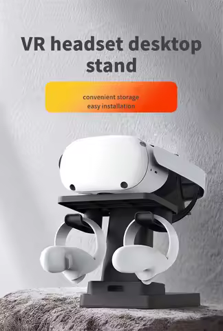Universal Desktop Display Stand For Oculus Quest 3S/Quest 3/Quest 2/Pro/Pico 4/PS VR 2 Headset Holde