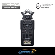 Zoom H6-Black Handy Audio Recorder &amp; Versatile Portable Recorder (1 Year Local Warranty)