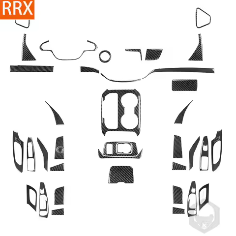 For Chevrolet Traverse RS LT 2018-2023 Real Carbon Fiber Sticker Central Control AC CD Shift Panel C