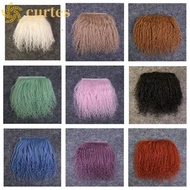 CURTES BJD Hair Row, Bjd Dolls Hair Raw Synthesis BJD Hair Wefts, Blyth Dolls Wig Handmade Hook Fake