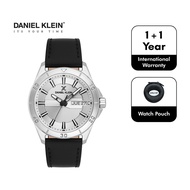 Daniel Klein Men Analog Black Leather Watch DK.1.13975