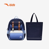 anta kids boys kyrie irving backpack+ attached bag 3925D8161-6 -d.navy/blue