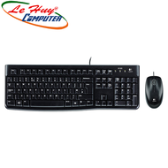 Bộ Bàn Phím Và Chuột Có Dây Logitech Mk120 Đen - Hàng Chính Hãng