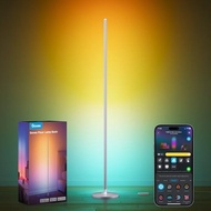 Govee RGBIC Floor Lamp Basic, 1000lm LED Corner Lamp Compatible with SmartThings, Alexa, and Matter,