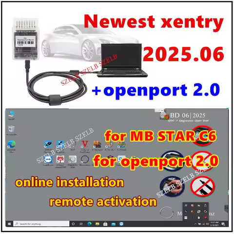 2025.06 Full Xentry Softwares Vediamo DTS-Monaco WIS EPC Starfinder Online Install+Tactrix Openport 