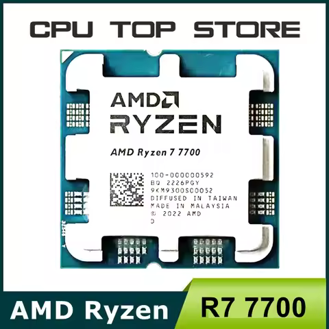 AMD Ryzen 7 R7 7700 3.8GHz 8-Core 16-Thread CPU Processor LGA AM5