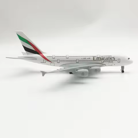 Airplane Airbus 20cm Alloy Aircraft Model Emirates Airbus A380 Airplane Model Gift For Friends Toys 