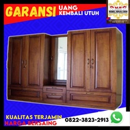 Lemari almari pakaian minimalis kayu jati tua asli jepara 1 2 3 4 5 6 pintu 1 2 3 4 5 6 geser jati asli jepara sliding kaca modern clasik  terbaru harga promo diskon murah banget perabot rumah tangga lengkap murah grosir murah cuci gudang unik set lucu