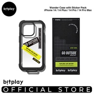 Bitplay- Wander iPhone 14 6.1/ 14 Pro/ 14 Plus/ 14 Pro Max Case Transparent Phone Case With Sticker