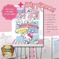 100 Gsm Thick Monthly Planner Journal Planner Journal Book Notebook Diary Work Agenda Book Diary Boo