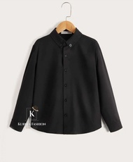 Kemeja Blus Putih untuk Anak Perempuan Lengan Panjang Blus Katun Anak Kualitas Tinggi Remaja 5-12Tah