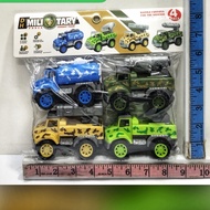 Ready Stock 4 pcs Military Truck / Lori Mainan Askar 4 pcs