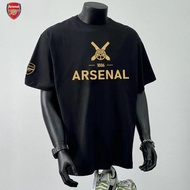 Baju-T Champions League Arsenal T-Shirt Arsenal 1986 Casual Loose Tee Shirt Men Women Short Sleeve C