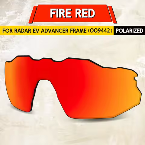 Fit for Oakley Radar EV Advancer OO9442 Frame Lenses Replacement for Oakley OO9442 Radar EV Advancer