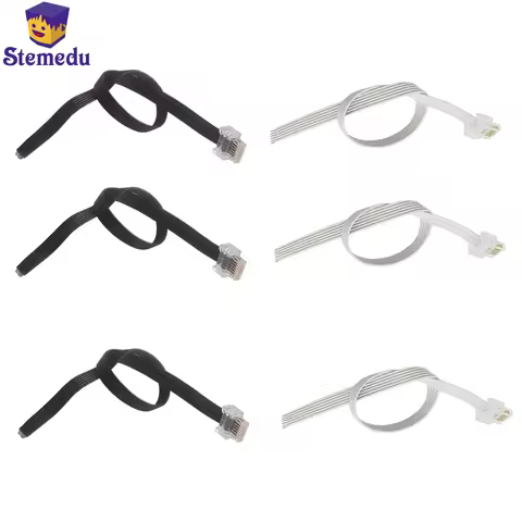 Crystal Connector Cable For we-do2.0 8883 9686 Metal Connector with Cable 25cm MOC PF Motor Repair W