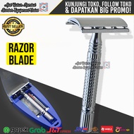 Razor Blade Pisau Cukur Jenggot Kumis Model Jadul Pemakaian Pribadi
