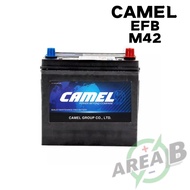M42 EFB Camel | Car Battery PERODUA Myvi, Bezza Eco Idle With Auto Start/Stop Function