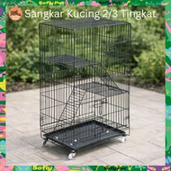 Sangkar Kucing 2 Kaki 2/3 Tingkat / Cat Cage 2/3 Level - ANAK KUCING / KITTEN