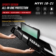 MaXcomb perodua myvi mg3 2018-2021 car max honeycomb grille net protection cover accessories