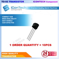 TO-92 BJT Transistor 2N3904 2N3906 2N2222 2N5401 2N5551 A1015 C1815 C945 S8050 S8550 S9012 S9013 S90