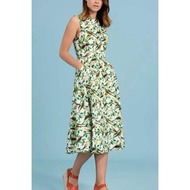 [VNXK] Oscar patterned flared dress with pockets