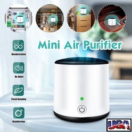 ABS Mini Air Cleaner Purifier Remover Odour Dust Fridge Car Home Smell Mask Phone Sterilizer DC 5V 3.78x3.78""