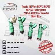 Toyota 1NZ Vios NCP42 NCP93 NCP150 Fuel Injector 23250-21020 For Perodua Myvi Alza Used Original