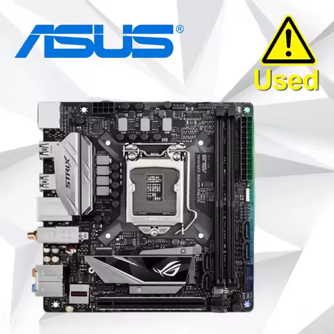 Used ASUS STRIX B250I GAMING B250 motherboard DDR4 32GB PCI-E 3.0 M.2 HDMI Mini ITX for 7th/6th gene