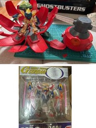 高達模型 成品模型 機動武鬥傳 Mia M.i.a 透明版 閃光高達 shinning Gundam G Gundam god 神高達  載具 蓮花台 運輸台 擂台柱 所見所得 共4件