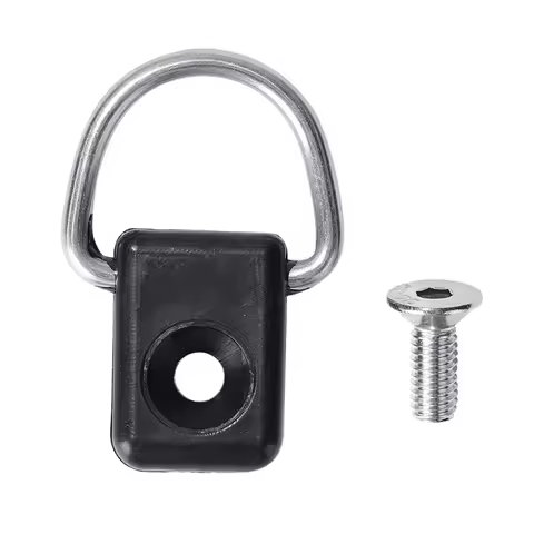 1/6Pcs Kayak D Ring Lightweight Kayak Boat D Fishing Rigging with Screw Kayak Fishing Rigging D Ring