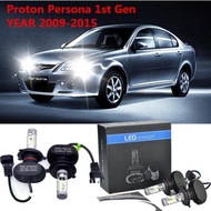 หลอดไฟหน้ารถยนต์ Led 8000Lm H4 1คู่สําหรับ Proton Persona 1St Gen ปี2009-2015ปลั๊กแอนด์เพลย์