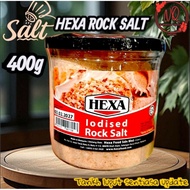HEXA ROCK SALT 400G IODISED ROCK SALT
