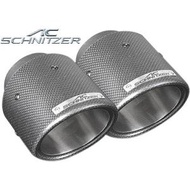 【M’s】 G22 G23 BMW 420i 4シリーズ (2020y-) AC SCHNITZER マフラーカッター 左右 (スポーツテールカーボン)  ACシュニッツァー パーツ 18143201