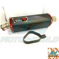 R9 Racing Muffle Carbon Universe For 100-150CC