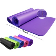 Yoga Mat Gym Exercise Mat Extra Thick Non-Slip 183Meter 【Free Strap】