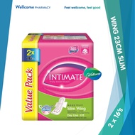 Intimate Slim Normal Flow Day Use Wing 23cm Sanitary Pad - 2 x 16's