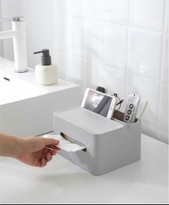 ecoco E1602 收納紙巾盒 餐巾紙抽紙收納盒 上層置物款 (210x165x123mm)