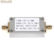 Royal 500KHZ LPF Signal Filtering Low Pass Filter SMA 500M-1 1dB 1G-60dB 1 5G-60dB for Telecommunica