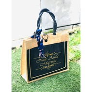 JUTE BAG BUTTON SIZE A3