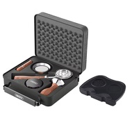 HiBREW 58mm Bottomless Coffee Powder Handle Portafilter 304 stainless steel Tmaper Distributor For H