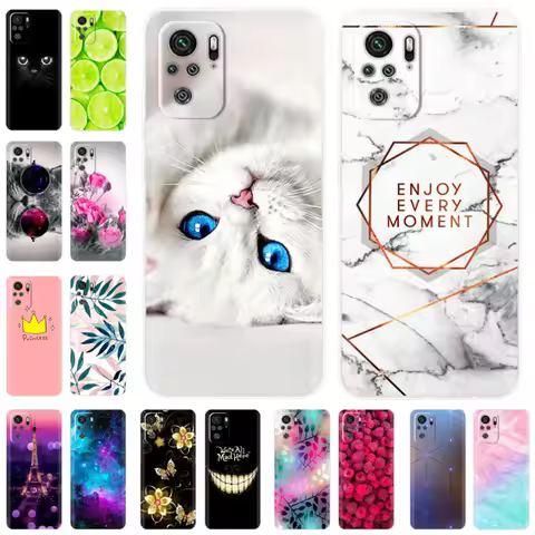 For Redmi Note 10 Case Note 10s Cover Phone Cases For Xiaomi Redmi Note 10 Pro note10 10 s Tpu Silic