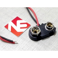 9V Battery Clip Type A 9 Volt Snap Connector Black With Wire qpbK