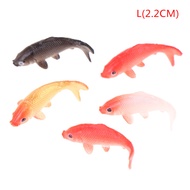 WORE 5pcs Dollhouse Miniature Fish carp Doll House Home Ornament Toy For Dollhouse