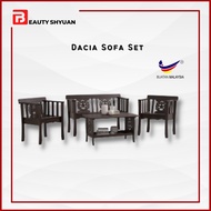 [FREE COFFEE TABLE] DACYA Solid Wood Sofa Set Murah Living Room Sofa Living Room Set Set Sofa Murah Set Sofa Kayu Ruang Tamu Kerusi Sofa Kerusi Kayu Ruang Tamu Sofa Ruang Tamu Kerusi Ruang Tamu 沙发