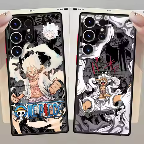 O-One Piece Luffy 5 Gear Case for Samsung Galaxy S23 S25 Ultra S10+ S9 Plus S20 FE S21 5G S22 Plus S