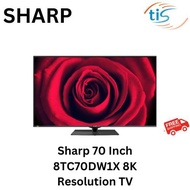 Sharp 70 Inch 8TC70DW1X 8K Resolution TV